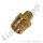 Doppelnippel W30x2 LH AG x 1/2" NPT AG - Adapter Wasserstoff Methan DIN 477-5 Nr.57 - 300 bar - Messing