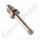 Flaschenanschluss BS341 No.4 - G 5/8" AG x 1/4" NPT AG - 250 bar - Interte Gase - Messing verchromt 6.0