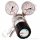 Flaschendruckminderer  Argon Helium CO2 - 200 bar 1-stufig bis 28 bar regelbar- DIN 477 Nr. 6 / W21,8x1/14" - Ausgang 6 mm KRV - Eingang Rechts - EPDM- Messing verchromt 6.0 - GCE Druva CPLHESJ