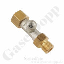 Adapter T-St&uuml;ck W21,8x1/14" LH AG x G 1/4"...