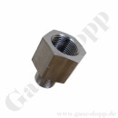 Reduzierung 1/2" NPT AG x 3/4" NPT IG - Edelstahl - Adapter NPT Aussengewinde x NPT Innengewinde