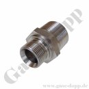 Doppelnippel G 3/4" AG x 1" NPT AG - 400 bar -...