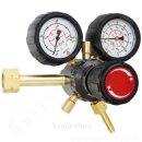 Flaschendruckminderer 300 bar - Stickstoff Argon Helium - 2-stufig - Eingang W30x2 DIN 477 Nr.54 - bis 10 bar regelbar - Ausgang G 3/8" AG - max. 35 m³/h - Messing - GCE ProStage PSF21200016