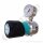 Leitungsdruckminderer bis 6 bar regelbar - Eingang max. 200 bar Rechts - 1-stufig - IN / OUT 1/4" NPT IG - 4 Port - ohne Sicherheitsüberdruckventil - Messing verchromt 6.0 - GCE Druva LPLH0SF