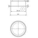 Befestigungsring / Manometereinfassung für...