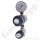 Entnahmedruckminderer mit Absperr- & Regulierventil - Messing verchromt - max. 50 bar / 0,5 - 10,5 bar regelbar - Eingang G 3/8" IG hinten - Ausgang 6mm KRV unten