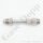 Flaschenanschluss Adapter CGA-580 AG x W21,8x1/14" AG - DIN477-1 Nr.6 - L&auml;nge ca 155 mm - Argon Stickstoff - 207 bar - Messing vernickelt