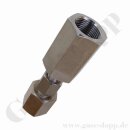 Flaschenanschluss Adapter W21,8x1/14" IG x CGA-580...