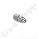 Einschraubverschraubung - RVS 1/4" x 7/16"-20...