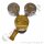 Leitungsdruckminderer bis 40 bar regelbar - Eingang max. 200 bar Links - 1-stufig - IN / OUT 1/4" NPT IG - 6 Port - mit Sicherheitsüberdruckventil - 20 m³/h - FKM - Messing 5.0 - GCE DruvaTec LTLJRSSF