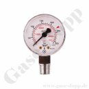 Manometer Ø 50 mm 0 - 350 bar / 250 bar -...