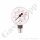Manometer Ø 50 mm 0 - 350 bar / 250 bar - 1/4" NPT Anschluss (6 Uhr) - Edelstahl