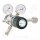 Flaschendruckminderer Helium 200 bar 2-stufig bis 10 bar regelbar - Anschluss W21,8x1/14" DIN 477-1 Nr.6 - Ausgang 1/8" KRV - FKM - Edelstahl 6.0 - GCE Druva CSLH0DJ