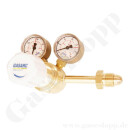 Flaschendruckminderer BS341 No.4 - 200 bar 1-stufig bis 20 bar regelbar - Anschluss BS341 No.4 - Ausgang 6 mm KRV - Messing 4.5 - GASARC TECH MASTER