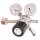 Flaschendruckminderer Argon Helium 200 bar 1-stufig bis 10 bar regelbar - Eingang Links - Anschluss W21,8x1/14"" DIN 477-1 Nr.6 - OUT KRV  6 mm - FKM - Messing verchromt 6.0 - GCE Druva CPLH0SJ