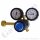 Flaschendruckminderer 200 bar - Sauerstoff - 2-stufig - Eingang G 3/4" DIN 477 Nr.9 - bis 20 bar regelbar - Ausgang G 1/4" AG - max. 35 m³/h - Einsatz Laser Plasma Schneidanlagen - Messing - GCE ProStage PS0783127