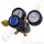Flaschendruckminderer 200 bar - Sauerstoff - 2-stufig - Eingang G 3/4" DIN 477 Nr.9 - bis 20 bar regelbar - Ausgang G 1/4" AG - max. 35 m³/h - Einsatz Laser Plasma Schneidanlagen - Messing - GCE ProStage PS0783127