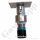 Labor Entnahmestelle auf Wandplatte mit Regulierventil bis 1,5 bar regelbar - Eingangsdruck max. 40 bar - Eingang G 1/4" Oben Ausgang G 1/4" unten mit Regulierventil - Messing verchromt 6.0 - GCE Druva EMD 40010