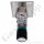 Labor Entnahmestelle auf Wandplatte mit Regulierventil bis 1,5 bar regelbar - Eingangsdruck max. 40 bar - Eingang G 1/4" Oben Ausgang G 1/4" unten mit Regulierventil - Messing verchromt 6.0 - GCE Druva EMD 40010