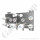 Batteriedruckminderer Entspannungsstation Druckregelstation - manuelle Umschaltung - 300 bar - bis 10 bar regelbar - 2-stufig - 2 Eingänge 1/4" NPT IG - Ausgang 1/4" NPT IG + Absperrventil Prozessgasspülung - PTFE - Edelstahl 6.0 - GASARC SGD6041