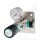 Labor Entnahmestelle auf Wandplatte mit Absperrventil im Eingang - max. 50 bar - 1,0 - 20 bar regelbar - Eingang 1/4" NPT IG oben - Ausgang 1/4" NPT IG unten - FKM - Messing verchromt 6.0 - GCE DRUVA PLCMVBCWMSP