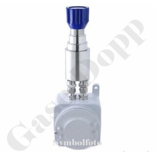 Leitungsdruckminderer bis 2 bar regelbar - Eingang max. 20 bar Rechts - 1-stufig - IN / OUT 1/4" NPT IG - Edelstahl 6.0
