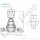 Druckminderer 1-stufig - 67 bar / 7 bar - Anschlüsse 1/2 FACE SEAL FEM - UHP - Edelstahl 7.0 - DRUVA UHP LINE LURDSMSTMARFAD42F002F000000