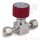 Absperrventil Membranventil - 200 bar - IN / OUT 1/2" VCR IG FACE SEAL FEMALE SWIVEL - manuell - RA 0,25 μM - Edelstahl 7.0 - DRUVA UHP LINE VUSDSMSDMARFX4F004F00