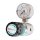 Labor Entnahmedruckminderer 0,2 bis 4,0 bar regelbar - Grundkörper - Eingangsdruck max. 50 bar - Eingang G 3/8" hinten Ausgang KRV 1/4" unten - FKM - Messing verchromt 6.0 - GCE Druva PLCMVBCFM