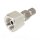 Flaschenanschluss Adapter DIN 477-1 Nr.6 - W21,8x1/14" IG ÜM x RVS 6 mm Doppelklemmring Rohrverschraubung KRV - Argon CO2 Helium - Länge ca. 60 mm - mehrteilig gedichtet - 200 bar - Edelstahl