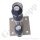 Labor Entnahmedruckminderer auf Wandplatte mit Absperr- & Regulierventil - max. 50 bar / bis 4,0 bar regelbar - Eingang 1/4" NPT IG oben - Ausgang 1/4" NPT IG unten - Messing verchromt 6.0 - GCE DRUVA PLCIVBC
