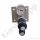 Labor Entnahmedruckminderer auf Wandplatte mit Absperr- & Regulierventil - max. 50 bar / 0,1 - 1,5 bar regelbar - Eingang 1/4" NPT IG oben - Ausgang 1/4" NPT IG unten - FKM - Messing verchromt  - GCE DRUVA PLCIVBCWMCP