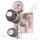 Labor Entnahmedruckminderer auf Wandplatte mit Absperr- & Regulierventil - max. 50 bar / 0,5 - 10,0 bar regelbar - Eingang 1/4" NPT IG oben - Ausgang 1/4" NPT IG unten - FKM - Messing verchromt - GCE DRUVA PLCIVBCWMCP