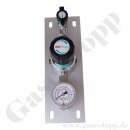 Entnahmedruckminderer - 50 bar / ca. 0,3 - 3,0 bar regelbar - IN / OUT 1/4" NPT IG - FKM - Messing verchromt 6.0 - GCE DRUVA PPLH0FT