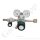 Flaschendruckminderer Wasserstoff 200 bar 2-stufig 0,1 bis 1,0 bar regelbar - Anschluss W21,8x1/14" LH DIN 477-1 Nr.1 - Ausgang Regulierventil KRV 1/16" - 3 m³/h - FKM - Messing verchromt 6.0 - GCE Druva CPLLVDJ