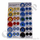 Aufkleber Blatt - Handradbeschriftung - GCE DRUVA DRUST400