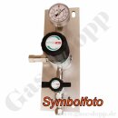 Entnahmedruckminderer - 300 bar / ca. 5 - 200 bar regelbar - IN / OUT 1/4" NPT IG - ohne Abblaseventil - FKM - Messing verchromt 6.0 - GCE DRUVA PPLH0FT