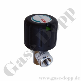 Absperrventil Membranventil - 300 bar - IN / OUT 6 mm KRV - Auf / Zu Anzeige - 2 Ports - Messing verchromt 6.0 - GCE DRUVA VPLDSMAR