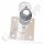 Labor Entnahmedruckminderer auf Wandplatte mit Absperrventil - Messing verchromt - max. 50 bar / 0,3 - 4,0 bar regelbar - Eingang 6 mm KRV oben - Ausgang 6 mm KRV unten - GCE DRUVA PLCIVBCWMCPEXC2NB101M06SM06S1