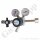 Flaschendruckminderer Argon / Helium 200 bar 1-stufig bis 14 bar regelbar - Anschluss W21,8x1/14" DIN 477-1 Nr.6 - Ausgang 1/4" NPT IG mit Absperrventil - FKM - Messing verchromt 6.0 - GCE Druva CPLH0SJ