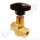 Nadelventil - IN / OUT 1/8" NPT IG - gerader Durchgang - Runder Griff - max. 207  bar - mehrteilig gedichtet - Messing - HAM-LET