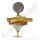 Leitungsdruckminderer Feindruckregler nicht brennbare Gase - Eingang max. 16 bar - Ausgang 0 - 30 mbar regelbar - IN G 1/4" IG OUT G 1/4" IG - Leistung ca. 1Nm³/h (P1-6 bar / P2- 50 mbar / Luft) - Messing