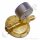 Leitungsdruckminderer Feindruckregler für brennbare Gase - Eingang max. 16 bar - Ausgang 0 - 30 mbar regelbar - IN G 1/4" IG OUT G 1/4" IG - Leistung ca. 1Nm³/h (P1-6 bar / P2- 50 mbar / Luft) - Messing