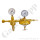 Flaschendruckminderer Brenngas 200 bar 2-stufig ca. 5 bis 30 mbar regelbar - Anschluss W21,8x1/14" LH DIN 477-1 Nr.1 - Ausgang G 1/4" AG  - Leistung ca.1m&sup3;/h - Messing
