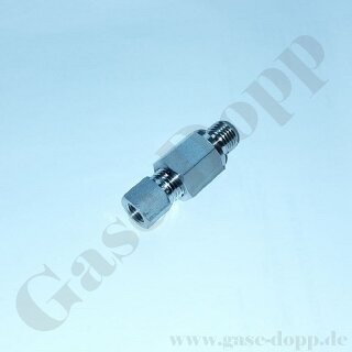 Reduzierung G 1/4" AG x 1/8" NPT IG - mehrteilig gedichtet - 350 bar - Stahl