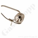 Spiralwendel Edelstahl 300 bar - Eingang 1/4" NPT IG 90&deg; / 1/4" NPT AG 180&deg; -