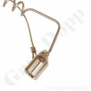 Spiralwendel Edelstahl 300 bar - Eingang 1/4" NPT IG 90&deg; / 1/4" NPT AG 180&deg; -