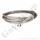 Edelstahlwellschlauch DN6 300 bar - Anschluss 1: W30x2 IG DIN 477-5 Nr.59 x Anschluss 2: M20x1,5 IG &Uuml;M vormontiert S12 DKOS - Sauerstoff - L&auml;nge: 2.0 m