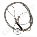 Edelstahlwellschlauch DN6 200 bar - BS341 No. 3 - G 5/8" x 1/4" NPT AG - Sechskantanschluss - Inerte Gase - Gasreinheit 6.0 - L&auml;nge 1,0 m