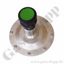 Leitungsdruckminderer Feindruckregler - Eingang max. 15 bar - Ausgang 5 - 45 mbar regelbar - Eingang G 1/2" IG - Ausgang G 1/2" IG - ohne Manometer - Leistung 15 m³/h - EPDM - FDA - Aluminium - GD2112